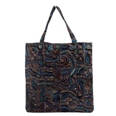 Abstract Wallpaper Artwork Pattern Texture Grocery Tote Bag