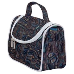 Abstract Wallpaper Artwork Pattern Texture Satchel Handbag