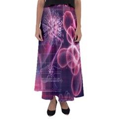 Formula Math Mathematics Physics Science Flared Maxi Skirt by Jancukart