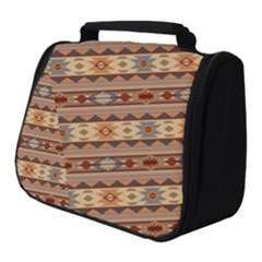 Southwest-pattern-tan-large Full Print Travel Pouch (small) by SouthwestDesigns