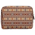 Southwest-pattern-tan-large Make Up Pouch (Medium) View2