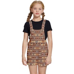 Southwest-pattern-tan-large Kids  Short Overalls by SouthwestDesigns