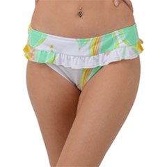 Leaves Design T- Shirtleaves T- Shirt (3) Frill Bikini Bottom by maxcute