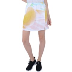 Lemon T- Shirt Yellow Lemon Hanging On A Tree Real Photograph T- Shirt Tennis Skirt by maxcute