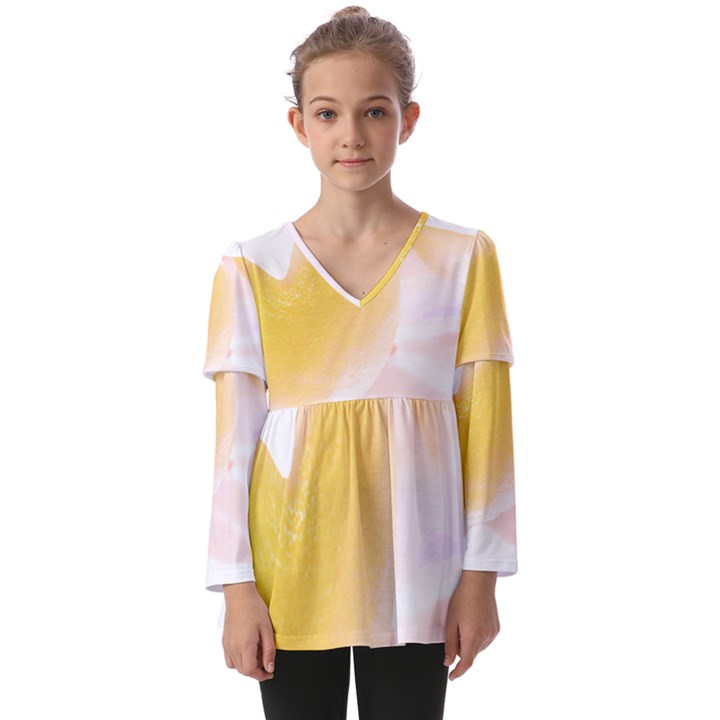 Lemon T- Shirt Yellow Lemon Hanging On A Tree Real Photograph T- Shirt Kids  V Neck Casual Top