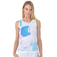 Licorice T- Shirt Blue Licorice Candy Sweets T- Shirt Women s Basketball Tank Top by maxcute