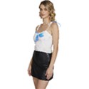 Licorice T- Shirt Blue Licorice Candy Sweets T- Shirt Flowy Camisole Tie Up Top View2