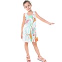 Lotus Flower T- Shirt Lotus Fantasy T- Shirt Kids  Sleeveless Dress View1