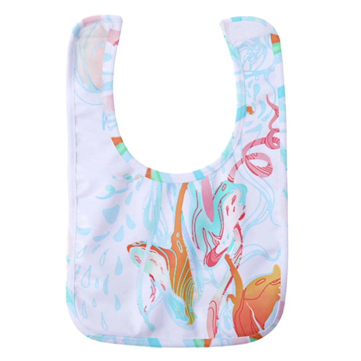 Lotus Flower T- Shirt Lotus Fantasy T- Shirt Baby Bib