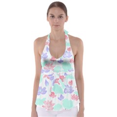 Lotus T- Shirt Lotus Love T- Shirt Babydoll Tankini Top by maxcute