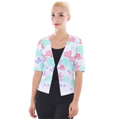 Lotus T- Shirt Lotus Love T- Shirt Cropped Button Cardigan by maxcute