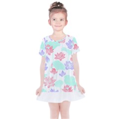 Lotus T- Shirt Lotus Love T- Shirt Kids  Simple Cotton Dress by maxcute