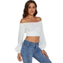 Mandala Art T- Shirt Mandala Circle Magic 015 T- Shirt Long Sleeve Crinkled Weave Crop Top View3