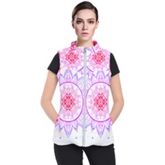 Mandala Design T- Shirttime Travel T- Shirt Women s Puffer Vest by maxcute