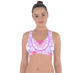 Mandala Design T- Shirttime Travel T- Shirt Cross String Back Sports Bra by maxcute