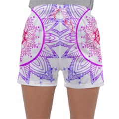 Mandala Design T- Shirttime Travel T- Shirt Sleepwear Shorts by maxcute