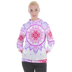 Mandala Design T- Shirttime Travel T- Shirt Women s Hooded Pullover by maxcute