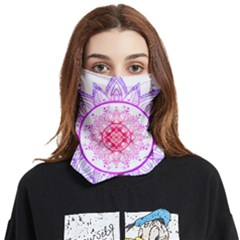 Mandala Design T- Shirttime Travel T- Shirt Face Covering Bandana (two Sides) by maxcute