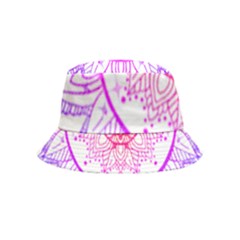 Mandala Design T- Shirttime Travel T- Shirt Inside Out Bucket Hat (kids) by maxcute