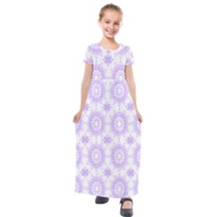 Mandala Flower Pattern T- Shirt Mandala Flower Pattern T- Shirt Kids  Short Sleeve Maxi Dress