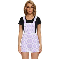 Mandala Flower Pattern T- Shirt Mandala Flower Pattern T- Shirt Short Overalls by maxcute