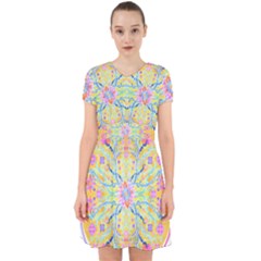 Mandala T- Shirt Block Lotus T- Shirt Adorable In Chiffon Dress by maxcute