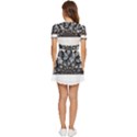 Mandala T- Shirt Mandala The Sunrise Series 001 T- Shirt V-Neck High Waist Chiffon Mini Dress View4