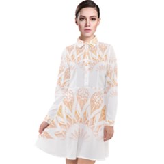 Mandala T- Shirt Mandala The Sunrise Series 002 T- Shirt Long Sleeve Chiffon Shirt Dress by maxcute