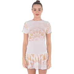 Mandala T- Shirt Mandala The Sunrise Series 002 T- Shirt Drop Hem Mini Chiffon Dress by maxcute