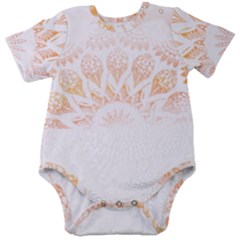 Mandala T- Shirt Mandala The Sunrise Series 002 T- Shirt Baby Short Sleeve Bodysuit by maxcute