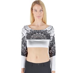 Mandala T- Shirt Mandala The Sunrise Series 004 T- Shirt Long Sleeve Crop Top by maxcute