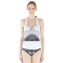 Mandala T- Shirt Mandala The Sunrise Series 004 T- Shirt Halter Swimsuit View1