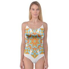 Mandala T- Shirt Mandala Camisole Leotard  by maxcute