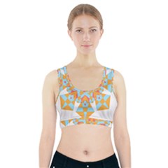 Mandala T- Shirt Mandala Sports Bra With Pocket by maxcute