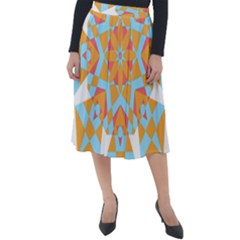 Mandala T- Shirt Mandala Classic Velour Midi Skirt  by maxcute