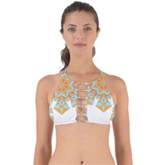 Mandala T- Shirt Mandala Perfectly Cut Out Bikini Top by maxcute