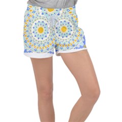 Mandala T- Shirt Ornate Mandala T- Shirt Velour Lounge Shorts by maxcute