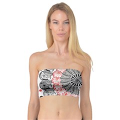 Mandala T- Shirt Sprinkled Mandala T- Shirt Bandeau Top by maxcute