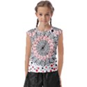 Mandala T- Shirt Sprinkled Mandala T- Shirt Kids  Raglan Cap Sleeve Tee View1