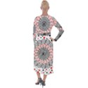 Mandala T- Shirt Sprinkled Mandala T- Shirt Velvet Maxi Wrap Dress View2