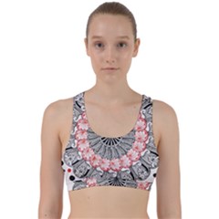 Mandala T- Shirt Sprinkled Mandala T- Shirt Back Weave Sports Bra by maxcute