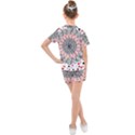 Mandala T- Shirt Sprinkled Mandala T- Shirt Kids  Mesh Tee and Shorts Set View2