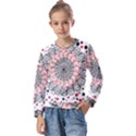 Mandala T- Shirt Sprinkled Mandala T- Shirt Kids  Long Sleeve Tee with Frill  View1