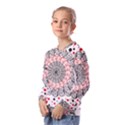 Mandala T- Shirt Sprinkled Mandala T- Shirt Kids  Long Sleeve Tee with Frill  View2