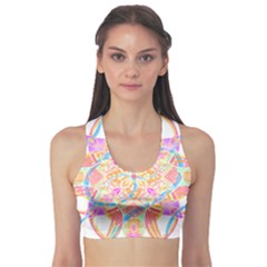 Mandala T- Shirt Tailed Mandala T- Shirt Sports Bra by maxcute