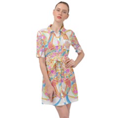 Mandala T- Shirt Tailed Mandala T- Shirt Belted Shirt Dress