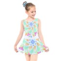 Mandala T- Shirt Twisting Garden Mandala T- Shirt Kids  Skater Dress Swimsuit View1