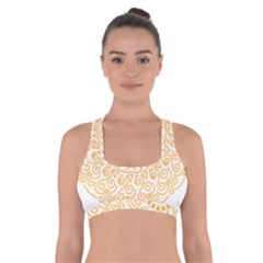 Mandala T- Shirtmandala Flower T- Shirt Cross Back Sports Bra by maxcute