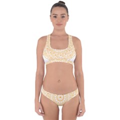 Mandala T- Shirtmandala Flower T- Shirt Cross Back Hipster Bikini Set by maxcute