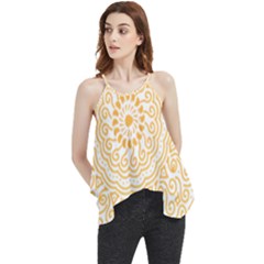 Mandala T- Shirtmandala Flower T- Shirt Flowy Camisole Tank Top by maxcute